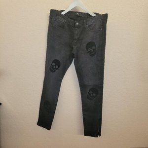Custom black jeans